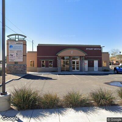 Thumbnail image of the front of a dentist office practice with the name Dysart Dental which is located in Litchfield Park, AZ