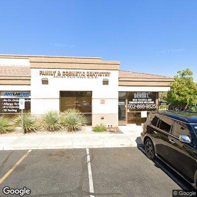 Thumbnail image of the front of a dentist office practice with the name Family & Cosmetic Dental P which is located in Glendale, AZ