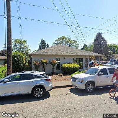 Thumbnail image of the front of a dentist office practice with the name Healthy Smiles of Scappoose which is located in Scappoose, OR