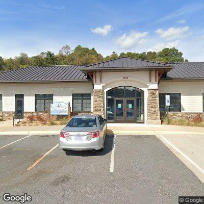 Thumbnail image of the front of a dentist office practice with the name Mayhew & Scheffler Orthodontics which is located in North Wilkesboro, NC