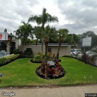 Thumbnail image of the front of a dentist office practice with the name Gulf Breeze Dental which is located in Seminole, FL