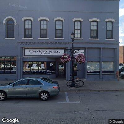 Thumbnail image of the front of a dentist office practice with the name Downtown Dental which is located in Winona, MN