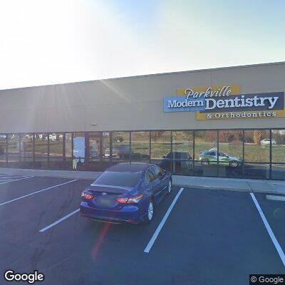 Thumbnail image of the front of a dentist office practice with the name Parkville Modern Dentistry and Orthodontics which is located in Kansas City, MO