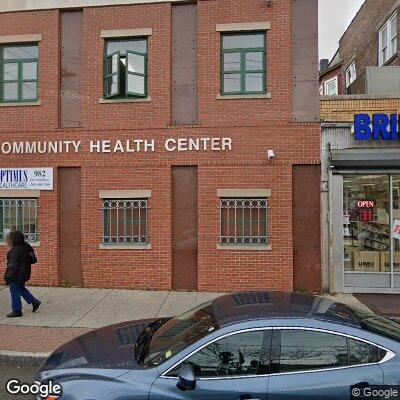 Thumbnail image of the front of a dentist office practice with the name Optimus Health Care which is located in Bridgeport, CT