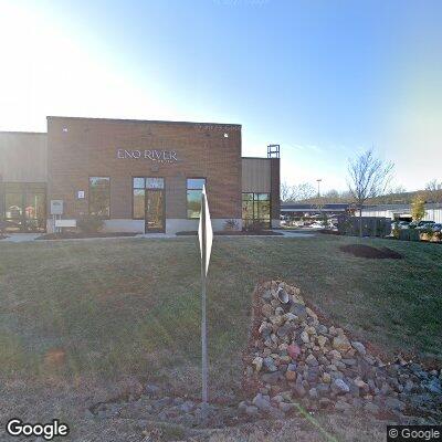 Thumbnail image of the front of a dentist office practice with the name Eno River Dental which is located in Hillsborough, NC