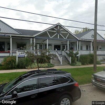 Thumbnail image of the front of a dentist office practice with the name Blackburn Family Dental Harbor which is located in New Buffalo, MI