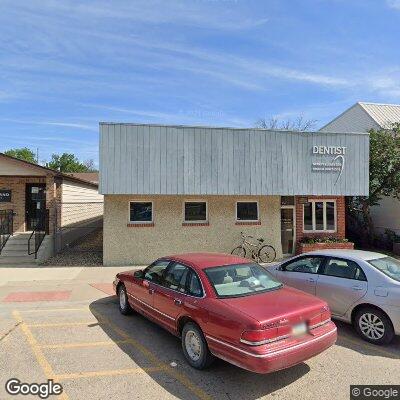 Thumbnail image of the front of a dentist office practice with the name Jones Merritt E Dental Office which is located in Jesup, IA