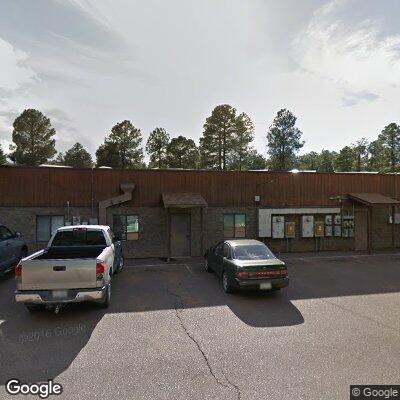 Thumbnail image of the front of a dentist office practice with the name Glauser-Williams Orthodontics which is located in Pinetop, AZ