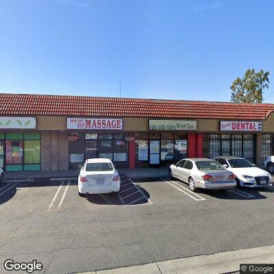 Thumbnail image of the front of a dentist office practice with the name Garvey Dental Group which is located in El Monte, CA