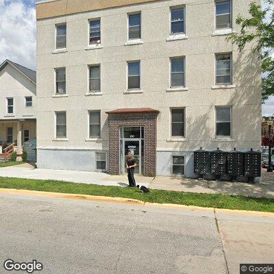 Thumbnail image of the front of a dentist office practice with the name Gundersen Dental Clinic which is located in Decorah, IA