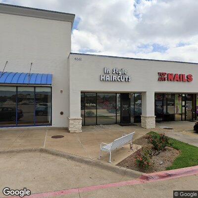 Thumbnail image of the front of a dentist office practice with the name Reynolds Dental Clinic which is located in Fort Worth, TX