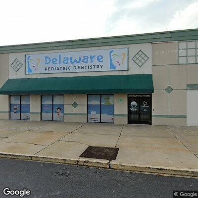 Thumbnail image of the front of a dentist office practice with the name Delaware Pediatric Dentistry which is located in Milford, DE