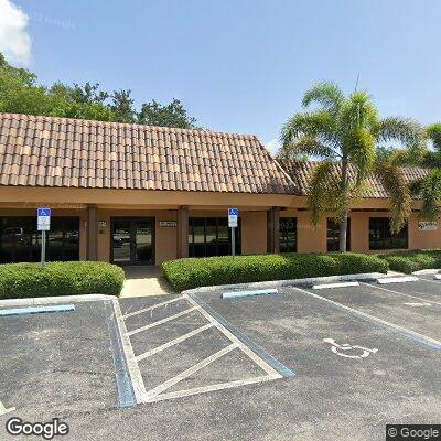 Thumbnail image of the front of a dentist office practice with the name Sunset Orthodontics which is located in Clearwater, FL