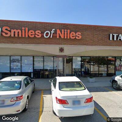 Thumbnail image of the front of a dentist office practice with the name Smiles of Niles which is located in Niles, IL