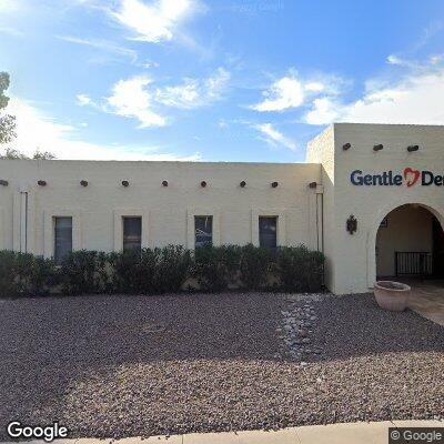 Thumbnail image of the front of a dentist office practice with the name Southwest Dental Group which is located in Scottsdale, AZ