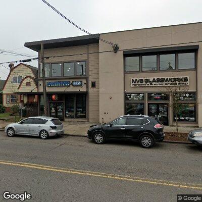 Thumbnail image of the front of a dentist office practice with the name Portland Children's Dentisty which is located in Portland, OR