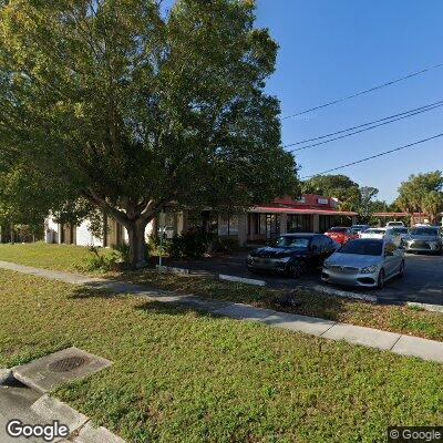 Thumbnail image of the front of a dentist office practice with the name Dental Health Group which is located in Pinellas Park, FL