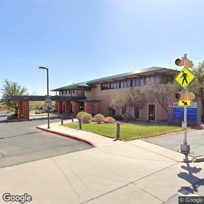 Thumbnail image of the front of a dentist office practice with the name Ivins Red Mountain Dental which is located in Ivins, UT