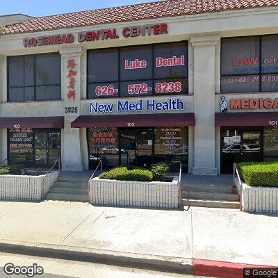 Thumbnail image of the front of a dentist office practice with the name Luke Dental which is located in Rosemead, CA