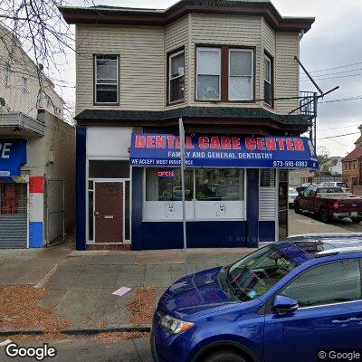 Thumbnail image of the front of a dentist office practice with the name Dental Care Center which is located in Paterson, NJ