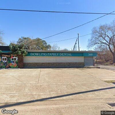 Thumbnail image of the front of a dentist office practice with the name Dowling Endodontics which is located in Houston, TX