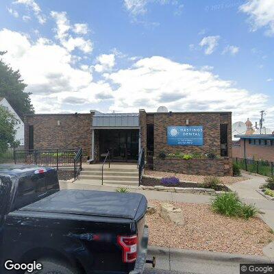 Thumbnail image of the front of a dentist office practice with the name Hastings Dental which is located in Hastings, MN