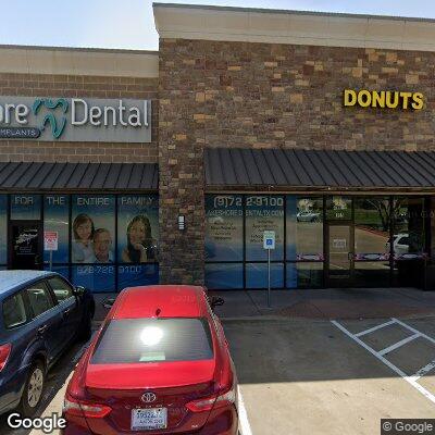 Thumbnail image of the front of a dentist office practice with the name Lakeshore Dental which is located in Rockwall, TX