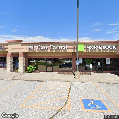 Thumbnail image of the front of a dentist office practice with the name All Care Dental which is located in Omaha, NE