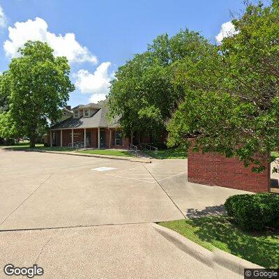 Thumbnail image of the front of a dentist office practice with the name Van Horn Orthodontics which is located in Corsicana, TX