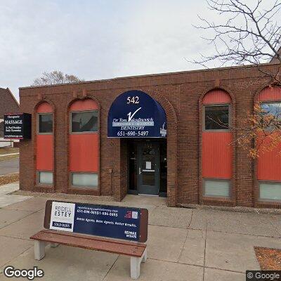 Thumbnail image of the front of a dentist office practice with the name Children's Dental Care Specialists which is located in Saint Paul, MN