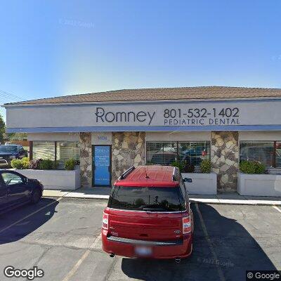 Thumbnail image of the front of a dentist office practice with the name Romney Pediatric Dental which is located in Salt Lake City, UT