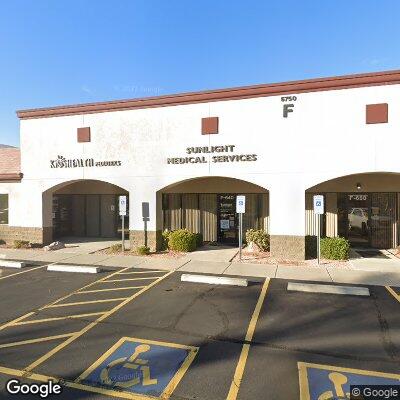 Thumbnail image of the front of a dentist office practice with the name Saperstein Orthodontics which is located in Glendale, AZ