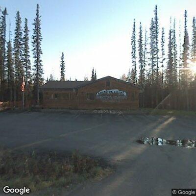 Thumbnail image of the front of a dentist office practice with the name Northern Lights Dental Clinic which is located in North Pole, AK