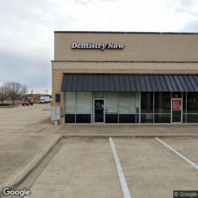 Thumbnail image of the front of a dentist office practice with the name Dentistry Now which is located in Rowlett, TX