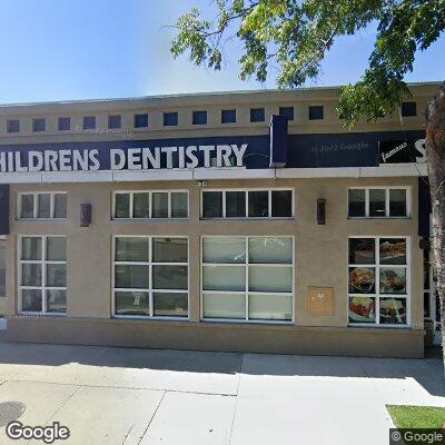 Thumbnail image of the front of a dentist office practice with the name Pasadena Children's Dentistry and Orthodontics which is located in Pasadena, CA