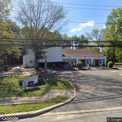 Thumbnail image of the front of a dentist office practice with the name Jackson Dental which is located in Jackson, NJ