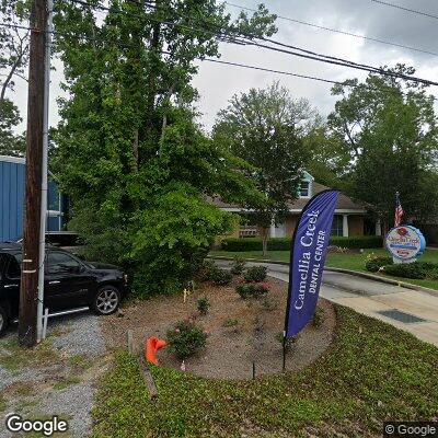 Thumbnail image of the front of a dentist office practice with the name Camellia Creek Dental Center which is located in Mandeville, LA