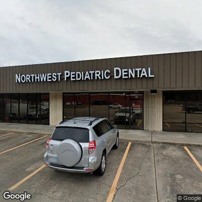 Thumbnail image of the front of a dentist office practice with the name Northwest Kids Dental which is located in Oak Ridge North, TX