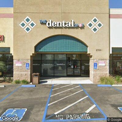 Thumbnail image of the front of a dentist office practice with the name The Dental Spot which is located in Redondo Beach, CA