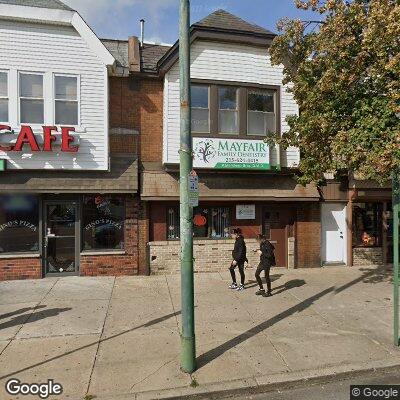 Thumbnail image of the front of a dentist office practice with the name Mayfair Family Dentistry which is located in Philadelphia, PA