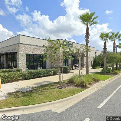 Thumbnail image of the front of a dentist office practice with the name Tioga Dental at Celebration Pointe which is located in Gainesville, FL