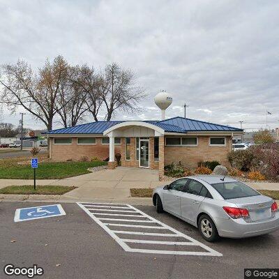 Thumbnail image of the front of a dentist office practice with the name Benson Family Dental which is located in Benson, MN