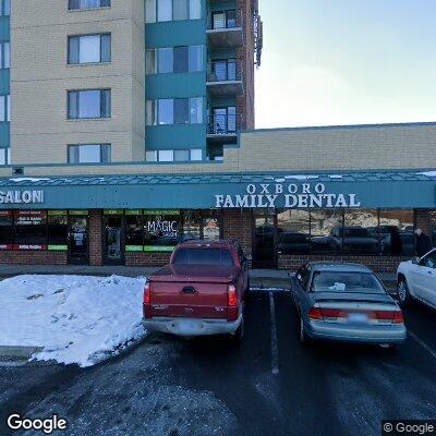 Thumbnail image of the front of a dentist office practice with the name Oxboro Family Dental which is located in Minneapolis, MN