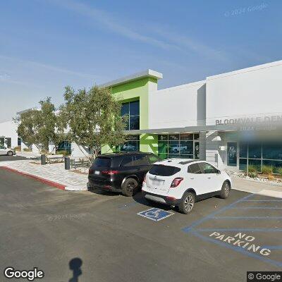 Thumbnail image of the front of a dentist office practice with the name Bloomvale Dental which is located in Eastvale, CA