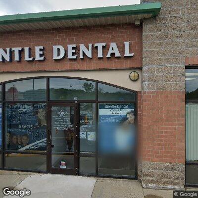 Thumbnail image of the front of a dentist office practice with the name Gentle Dental Braintree which is located in Braintree, MA