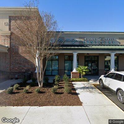 Thumbnail image of the front of a dentist office practice with the name Myrtle Grove Implant and Family Dentistry which is located in Wilmington, NC