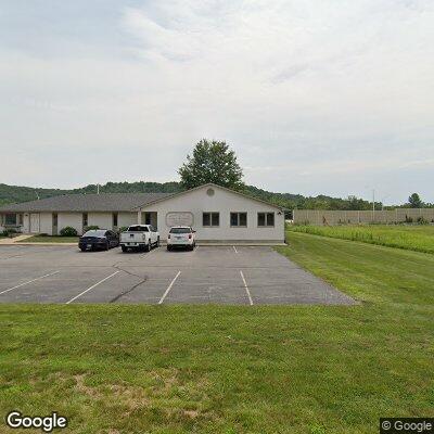 Thumbnail image of the front of a dentist office practice with the name Wells Marvel & Hall Family Dentistry which is located in Martinsville, IN