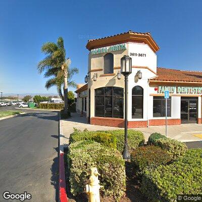 Thumbnail image of the front of a dentist office practice with the name Marina Dental which is located in Oxnard, CA