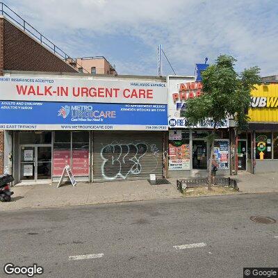 Thumbnail image of the front of a dentist office practice with the name East Tremont Dental Arts Center which is located in Bronx, NY