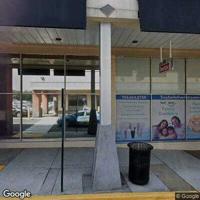 Thumbnail image of the front of a dentist office practice with the name True Smile which is located in Falls Church, VA